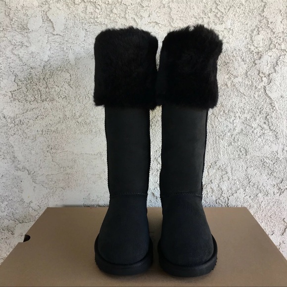 Black UGG over the knee Bailey button - Picture 5 of 7